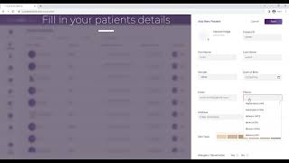 Create and edit patient - Alma SmartClinic v2