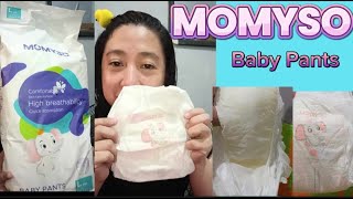 MOMYSO BABY PANTS || Diaperreview || base sa experience ni baby #diapers #MarleneGabriel