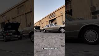 W126s (mint condition)1991 Black 560SEL&1990 Beige 560SEL@alyehli Workshop for regular service