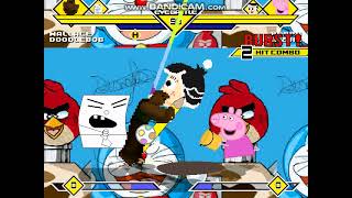 Mugen #1143 Wallace & Doodlebob vs Peppa & Hanazuki