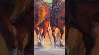 Draft Horse painting #drafthorses