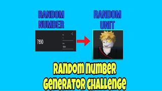 Doing The Random Number Generator Challenge In Ultimate Tower Defense