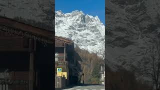 Driving to Zermatt Switzerland