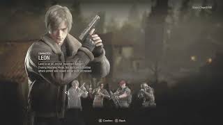 Resident Evil 4 Remake Mercenaries Luis Red9 Only Leon Riot gun Only challenge