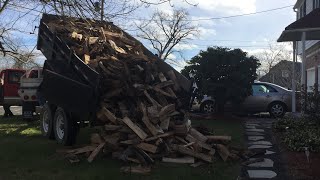 Firewood Delivery on 2022-11-29 in Southwick, MA.