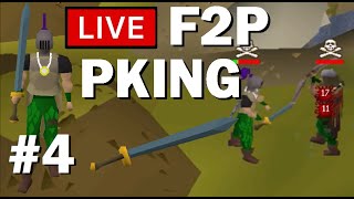 A Chill Day of Pking - Ep. 4 - Live Commentary - OSRS F2P Pking