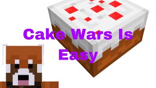 Minecraft cake wars is easy