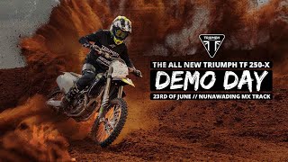 Peter Stevens // Triumph TF250 X Demo Day