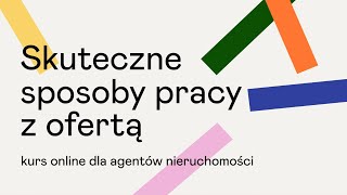 Skuteczne sposoby pracy z ofertą – zapowiedź edycji 2020