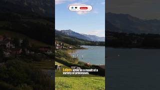 How do lakes form #shorts #lakes