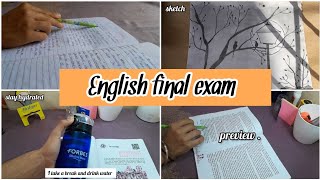 English final exam || Annual exam preparation vlog || #study #exam #karangehlot