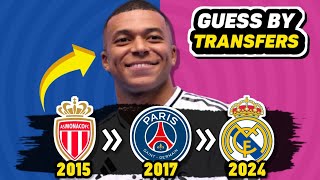 GUESS THE PLAYER BY THEIR TRANSFERS - SEASON 2024/2025 | MKJ FOOTBALL QUIZ 2024