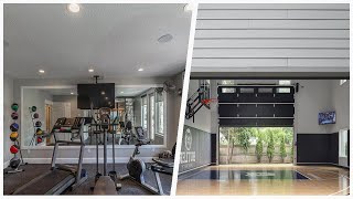 75 Large Vinyl Floor Home Gym Design Ideas You'll Love ☆