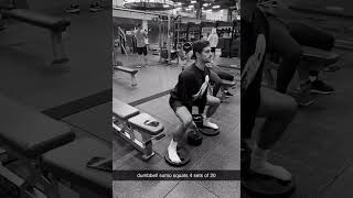 Jack Gilinsky (Dumbbell Sumo Squats)