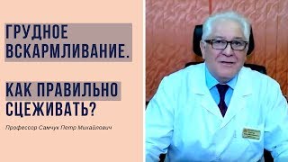 Грудное вскармливание 04.2 - Как правильно кормить? Сцеживание.