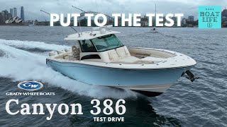 OFFSHORE - Full Test with triple 450Hp Yamaha - Grady White 386 Canyon