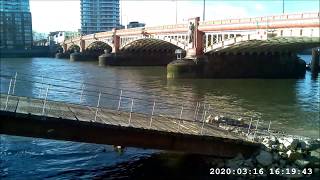 Timelapse of Thames at Vauxhall Bridge