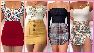 Summer Wear Mini Skirts outfit idea's