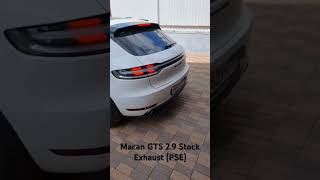 Macan GTS 2.9 stock exhaust with PSE option