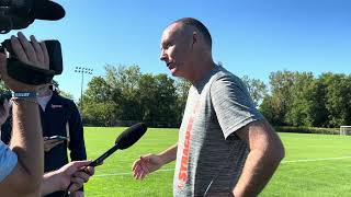 Syracuse Men's Soccer Head Coach Ian McIntyre Pre-Virginia Tech Presser