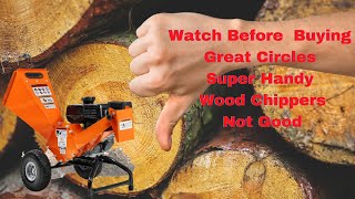 Do Not Buy Super Handy Wood Chipper Made By Great Circle!!