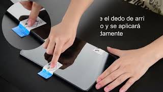 Tutorial de instalación de protector de pantalla de vidrio templado para tabletas