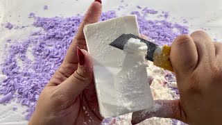 10 YEAR OLD SOAP!! Cutting REALLY dry POWDERY Vintage Soap. Satisfying relaxing sounds - ASMR soap