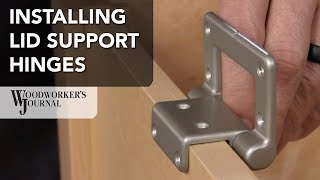 How to Install Lid Supporting Torsion Hinges