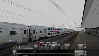 [Train Simulator 2021] NJ Transit Virtual Fanning of a Long Branch Express Train Bypassing Linden St