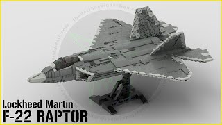 LEGO | F-22 Raptor | Stealth Fighter (v3) - 1/35 Scale