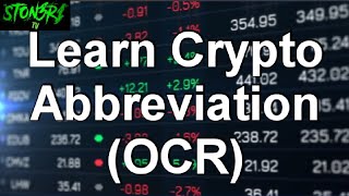 Learn Crypto Abbreviation (OCR)