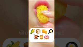 ASMR-🌽🍞🧀🍳🧀🍯🍩 next? ||source:@DangbeeEATING. ||@cipaa.112