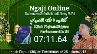 Ngaji Online Kitab Fiqhus Shiyam ||| Pertemuan Ke 25 Halaman 16