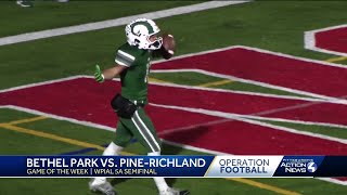 Game of the Week: Pine-Richland beats Bethel Park in WPIAL playoffs