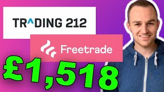 Trading 212 investment portfolio update | Free trade portfolio update