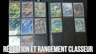 GROSSE RÉCEPTION POKEMON ET RANGEMENT CLASSEUR / DÉCOUVERTE DE MA COLLECTION !