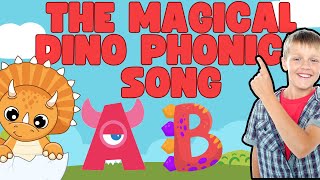 DINO MAGICAL ABC Song for Kids 🦖 | Learn Phonics || Rhyme for kids #abcd #learning #rhymes #phonics