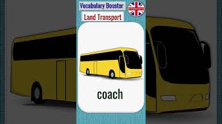 Transport means/ learn how to name transport means in English