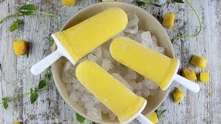 Polos de mango saludables (sin lactosa y bajos en grasa)