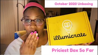 ILLUMICRATE FANTASY BOOK SUBSCRIPTION BOX UNBOXING | October 2020