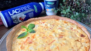 Verde Campo e Thaís Massa: quiche de palmito com creme de leite e requeijão cremoso lacfree