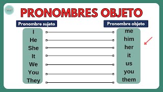 Pronombres objeto en inglés explicación en español