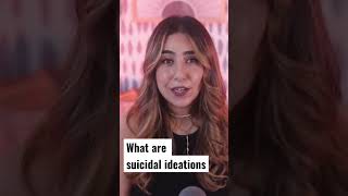 What are suicidal ideation? Full video on my page #mentalhealth #suicideawareness #depression