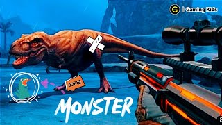 Dinosaurs Hunter Gun Games Android Gameplay 🥶❗Sniper Gun Dinosaurus 😱❗LEV-2