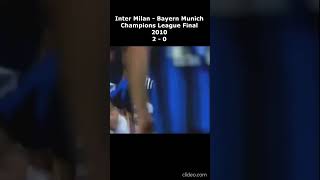 Champions League Final 2010 Inter Milan Bayern Munich #championsleague #intermilan #bayernmunich