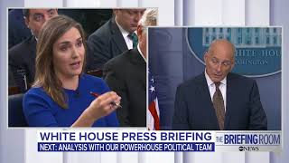 White House press briefing with President Donald Trump's chief of staff Gen. John Kelly