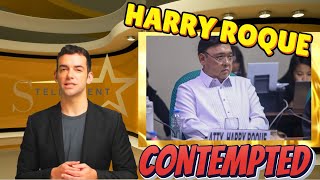 Harry Roque CONTEMPTED ulit dahil sa Hindi pagbigay ng mga Tax Documents!