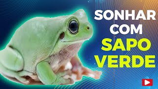 sonhar com sapo verde