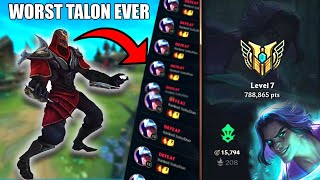 I Played VS Worst Talon Ever and Started Flaming Him ( & MY OWN TEAM !! lol )