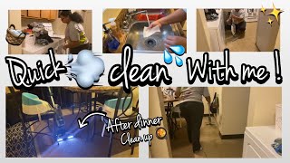 QUICK CLEAN WITH ME // CLEANING MOTIVATION // SPEED CLEANING